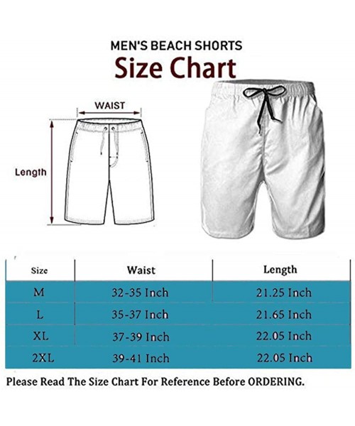 Trunks Men Summer Casual Swimming Shorts Quick Dry Swimming Shorts with Pockets - Flag of Maryland - C9198Y060QR