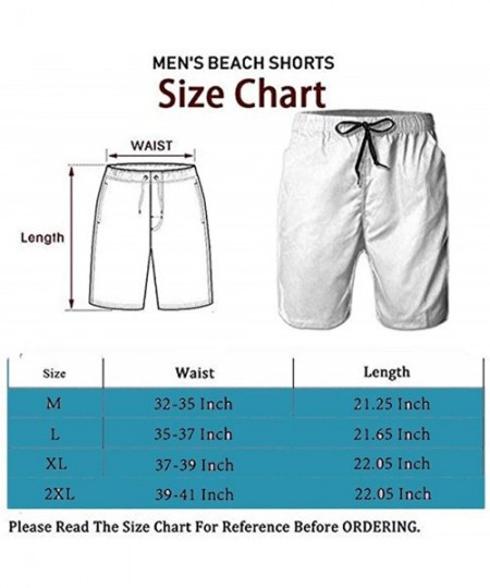 Trunks Men Summer Casual Swimming Shorts Quick Dry Swimming Shorts with Pockets - Flag of Maryland - C9198Y060QR