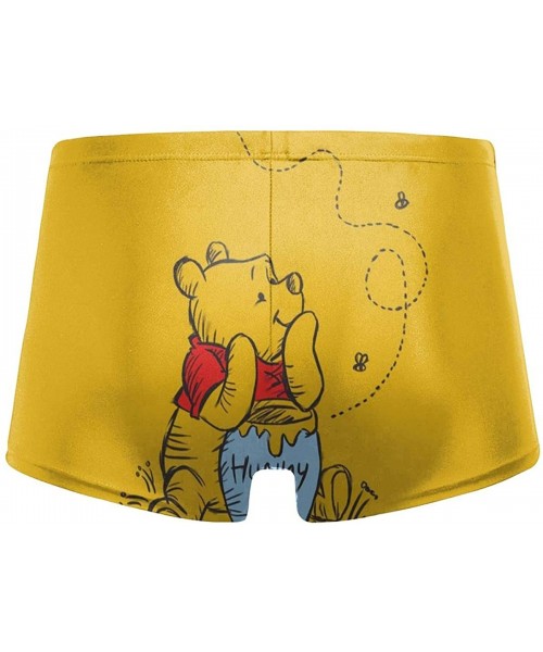 Briefs Pink Winnie The Pooh Men's Boxer Swim Shorts for Men Teens Boys Sons Swim Pool Beach Gifts - Winnie the Pooh1 - C6198Q...