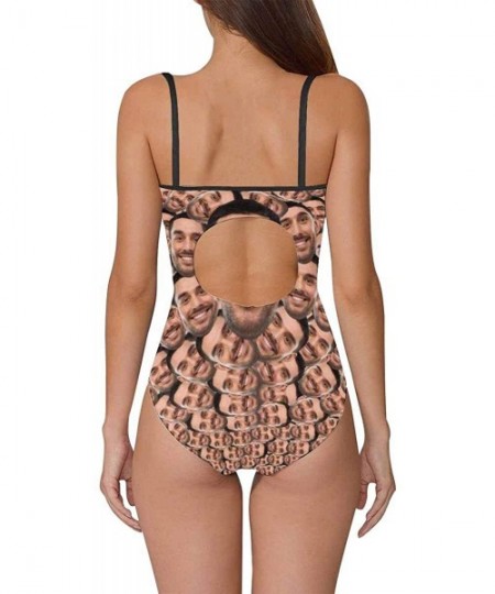 One-Pieces YesCustom Slip One-Piece Swimsuit Beachwear Bathing Suit for Women - Design3 - CP199SDY666