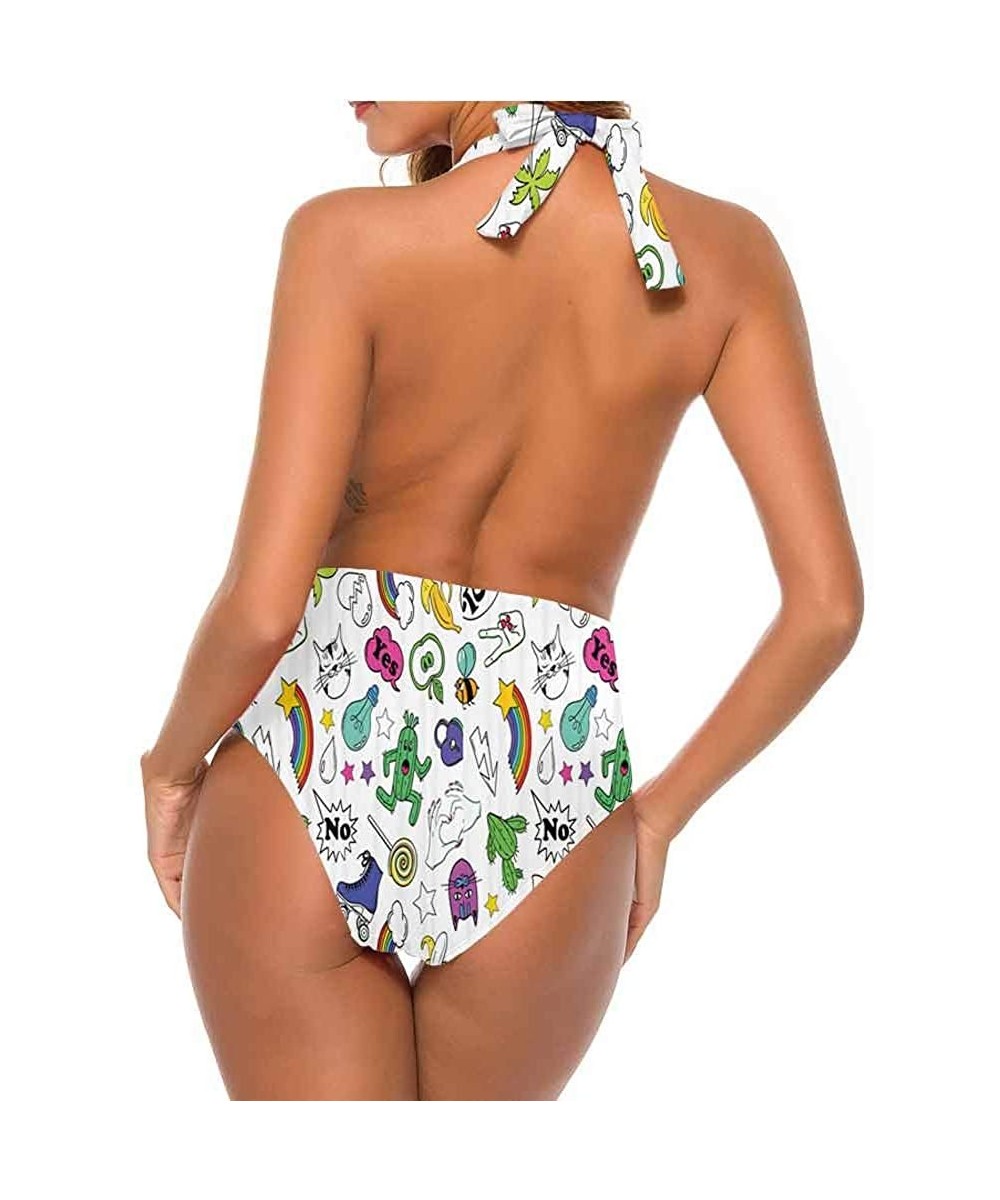 Cover-Ups Backless Thong Bikini Colored Travel Suitcase Fits All Different Body Types - Multi 05 - C719CA3AK4I