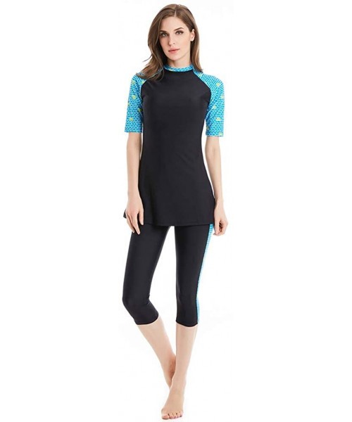 Racing Modest Swimsuit Women Surfing Suit Islamic Hindu Jewish Shorts Swimwear - 2 - CE18T7O3ERT