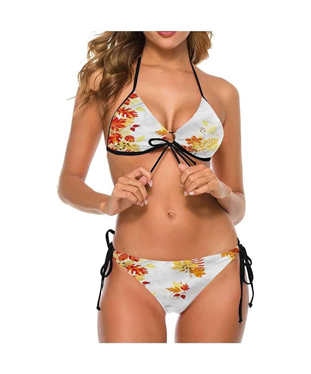 Bottoms Bathing Suits Fall- Roadway Mountains Travel So Comfortable and Flattering - Multi 11-two-piece Swimsuit - CY19E7CYIAM