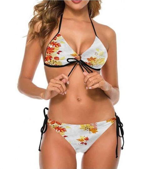 Bottoms Bathing Suits Fall- Roadway Mountains Travel So Comfortable and Flattering - Multi 11-two-piece Swimsuit - CY19E7CYIAM