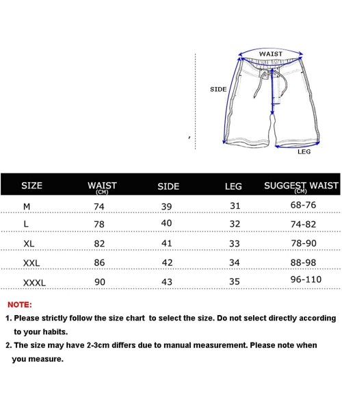 Board Shorts Swimwear Swim Shorts Trunks Beach Board Shorts Swimming Pants Swimsuits - Jacinth - CJ18U3AQ586