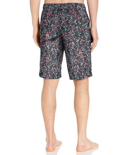 Trunks Men's 11" Inseam Swim Trunk - Small Dense Floral - CW18KZ7GAX0