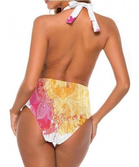 Cover-Ups Swimwear Bikinis Outline Drawing Jungle and Fully Functional - Multi 02 - C919CAN8OLD