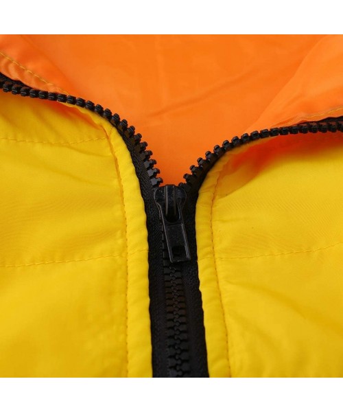 Racing Mens Vest Jacket Winter Warm Waistcoat Lightweight Zipper Sleeveless Water-Resistant Packable Puffer Down Coat - Yello...