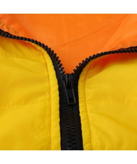 Racing Mens Vest Jacket Winter Warm Waistcoat Lightweight Zipper Sleeveless Water-Resistant Packable Puffer Down Coat - Yello...