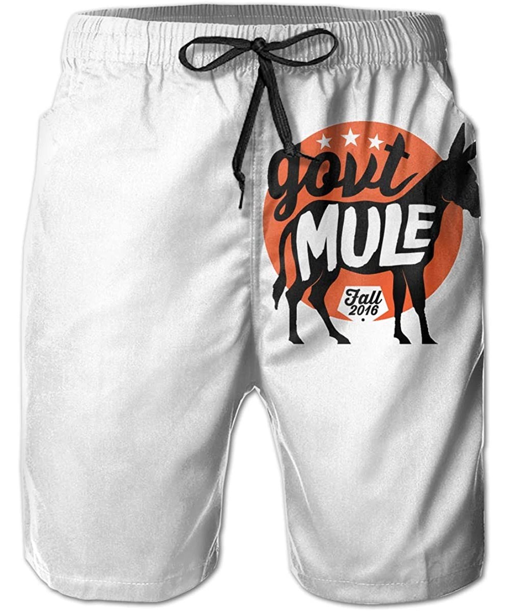 Board Shorts Gov't Mule Band Men's Beach Board Shorts Quick Dry Swim Truck Shorts Swimming Trunks - CA19C2EHIUK