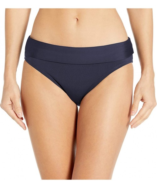 Bottoms Women's Cruise Control Banded Midster Bikini Bottom - Black - CK12LPK5SB1