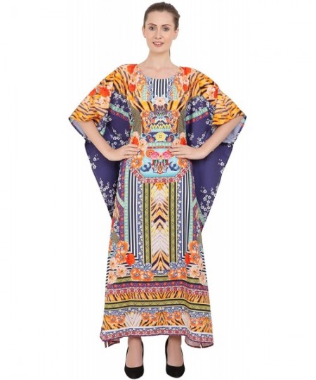 Cover-Ups Kaftan Dress - Caftans for Women Women's Caftans Suiting Teens to Adult Women in Regular to Plus Size 149 multi - C...