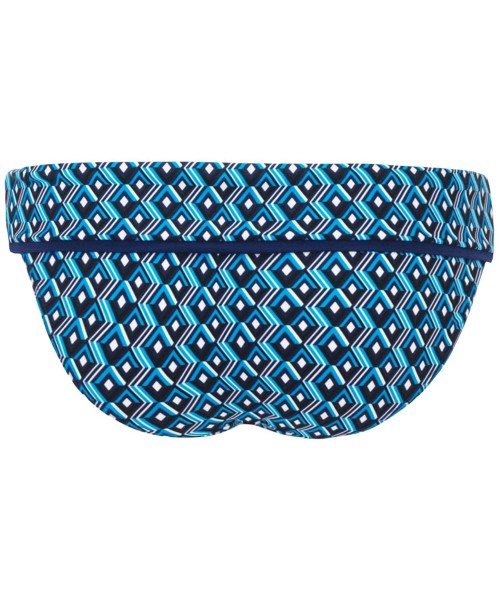 Tankinis Women's Wanderlust Fold Over Brief - Blue Mix - CV180A8ULOR