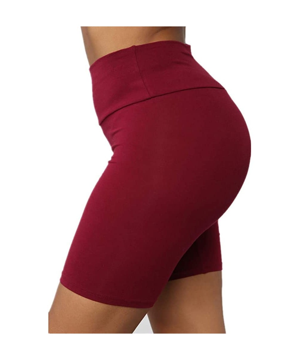 Cover-Ups Yoga Shorts for Women High Waist-Tummy Control Workout Running Athletic Compression Non See-Through Yoga Pants with...