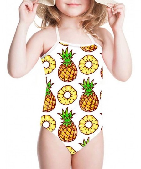 Sets Little Girls One Piece Swimsuit Animal Printed Bathing Suit Surfer Short - X-daisy Fox - CL18NUA4KW9