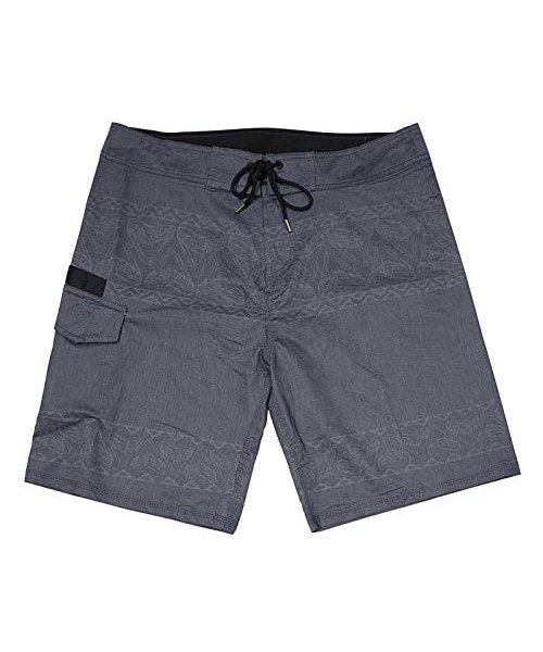 Board Shorts Mens Boardshort Bottle Opener Fishing Shorts Plier Pocket UV Blocking Swim - Mano - Charcoal - CA18C9NS2KT