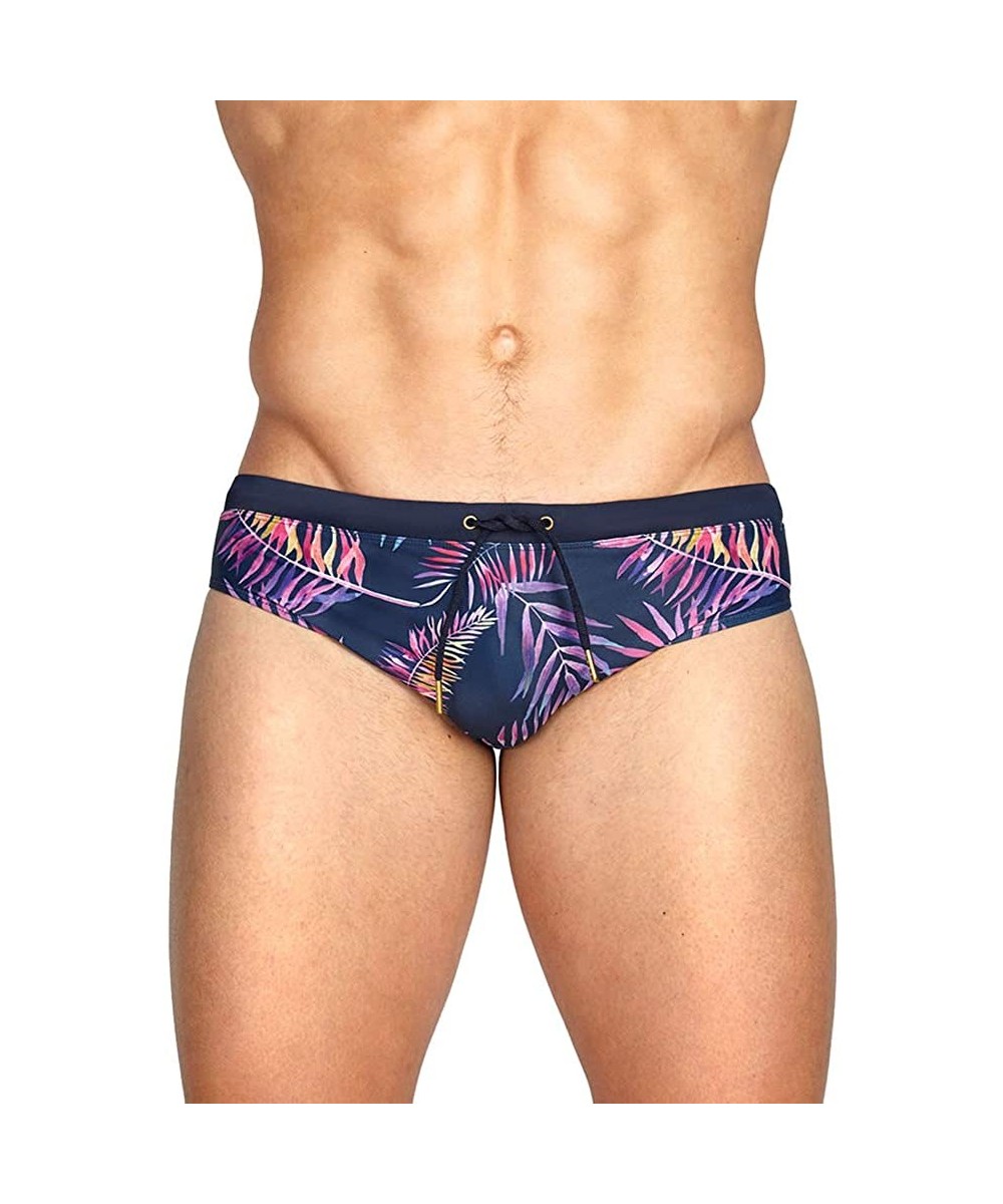 Briefs Swimwear Men Sexy Swimsuits Swim Briefs Bikini Board Surf Shorts - Colorsleaf - CS19DDZ285A