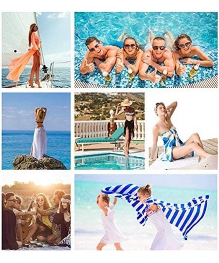 Cover-Ups Women's Swimwear Cover Ups Chiffon Beach Swimsuit Bikini Sarong Long Pareo Spa Wrap Skirts Scarf Shawls for Women G...