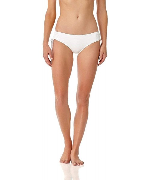 Bottoms Women's Live in Color Alex Side Tie Swim Bottom - White - CO188CKAR2I