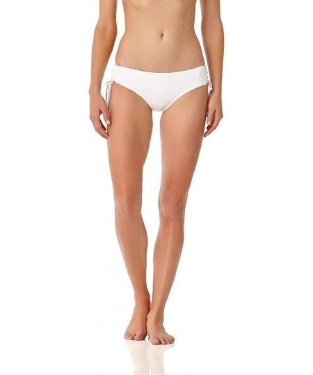 Bottoms Women's Live in Color Alex Side Tie Swim Bottom - White - CO188CKAR2I