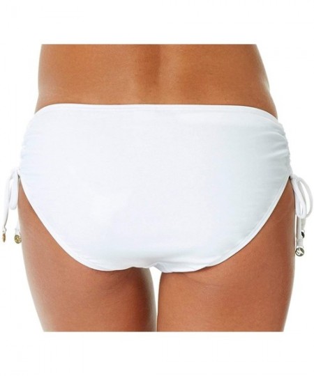 Bottoms Women's Live in Color Alex Side Tie Swim Bottom - White - CO188CKAR2I