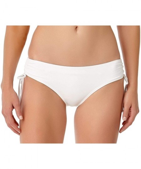 Bottoms Women's Live in Color Alex Side Tie Swim Bottom - White - CO188CKAR2I