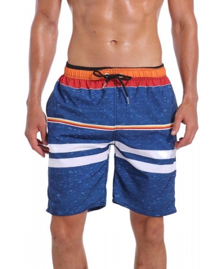 Trunks Men's Swim Trunks - Darkblue - CI18GEC0G6D