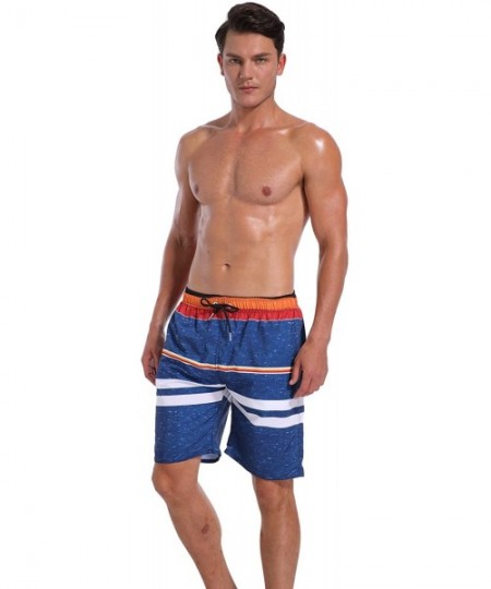 Trunks Men's Swim Trunks - Darkblue - CI18GEC0G6D