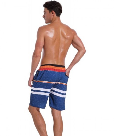 Trunks Men's Swim Trunks - Darkblue - CI18GEC0G6D