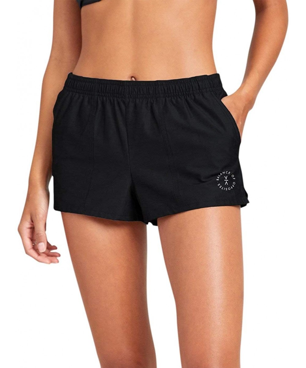 Board Shorts Women's Synced Up Boardshort - Black - CB18TTX6932