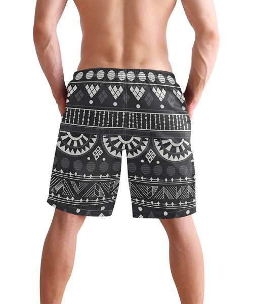 Board Shorts Tragic Abundance Pattern Men's Quick Dry Beach Shorts Swim Trunk Beachwear with Pockets - Color08 - CR18Q9KUNSM