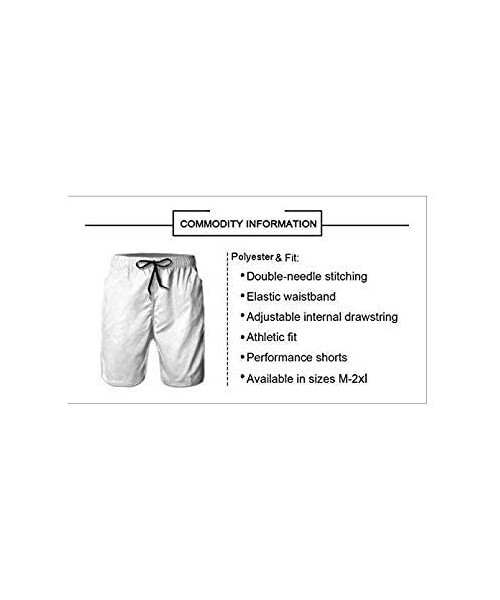 Trunks Octopus and Mermaid Men Swim Trunks Cool Quick Dry Surf Beach Shorts with Mesh Lining/Side Pockets - Mermaid Drawing L...