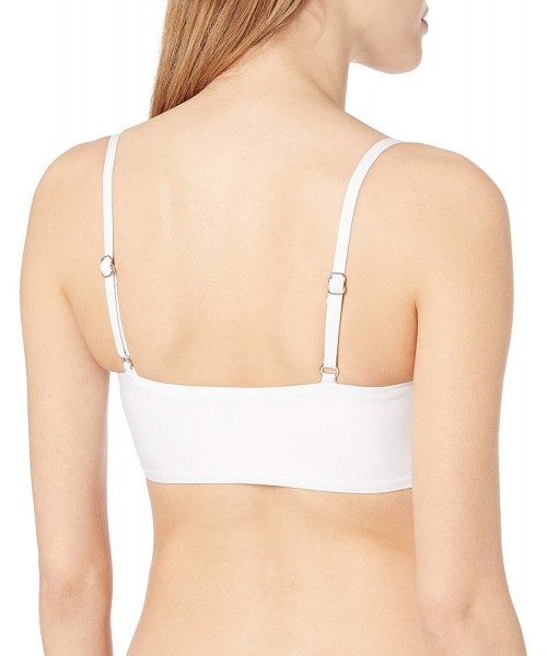 Tops Women's Eve Over-The-Shoulder Bandeau Bra Bikini Top - Blanco - CT18YQT6SD3