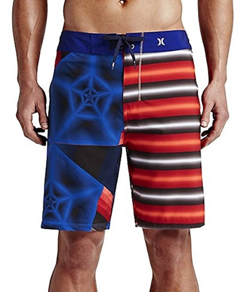 Board Shorts Men's Phantom Dalek 19" Boardshorts Gym Red MBS0005440-6DL (34) - C7120G87V59