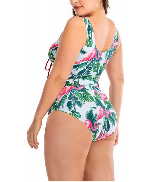 Sets Swimsuits for Women Plus Size Two Piece Halter Swimwear High Waisted Sexy Floral Print Bikini Set Bathing Suit Summer - ...