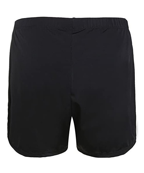 Tankinis Women Swim Shorts Boardshort Wide Waistband Boyshort Tankini Bottoms - Boardshorts/Black - CE180L7KCH4