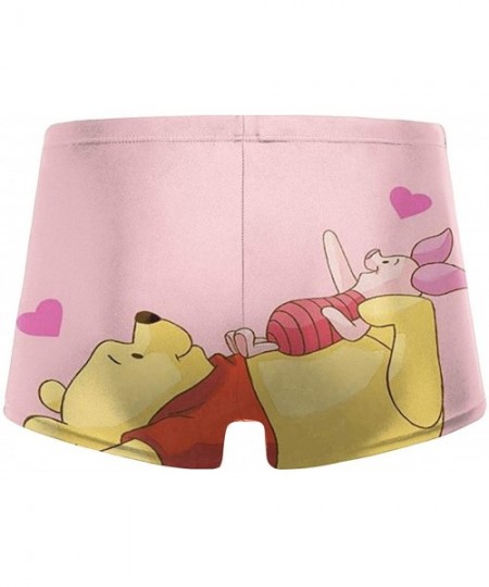 Briefs Garfield Men's Boxer Swim Shorts for Men Teens Boys Sons Swim Pool Beach Gifts - Winnie the Pooh - CL198QZKE59