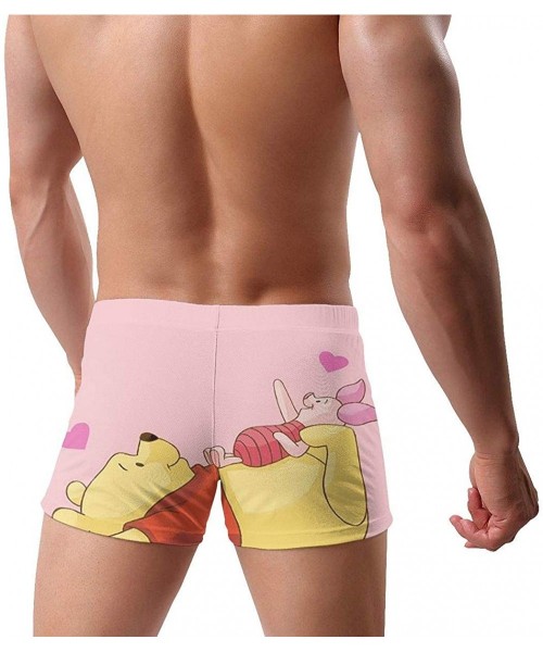 Briefs Garfield Men's Boxer Swim Shorts for Men Teens Boys Sons Swim Pool Beach Gifts - Winnie the Pooh - CL198QZKE59