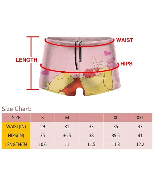 Briefs Garfield Men's Boxer Swim Shorts for Men Teens Boys Sons Swim Pool Beach Gifts - Winnie the Pooh - CL198QZKE59