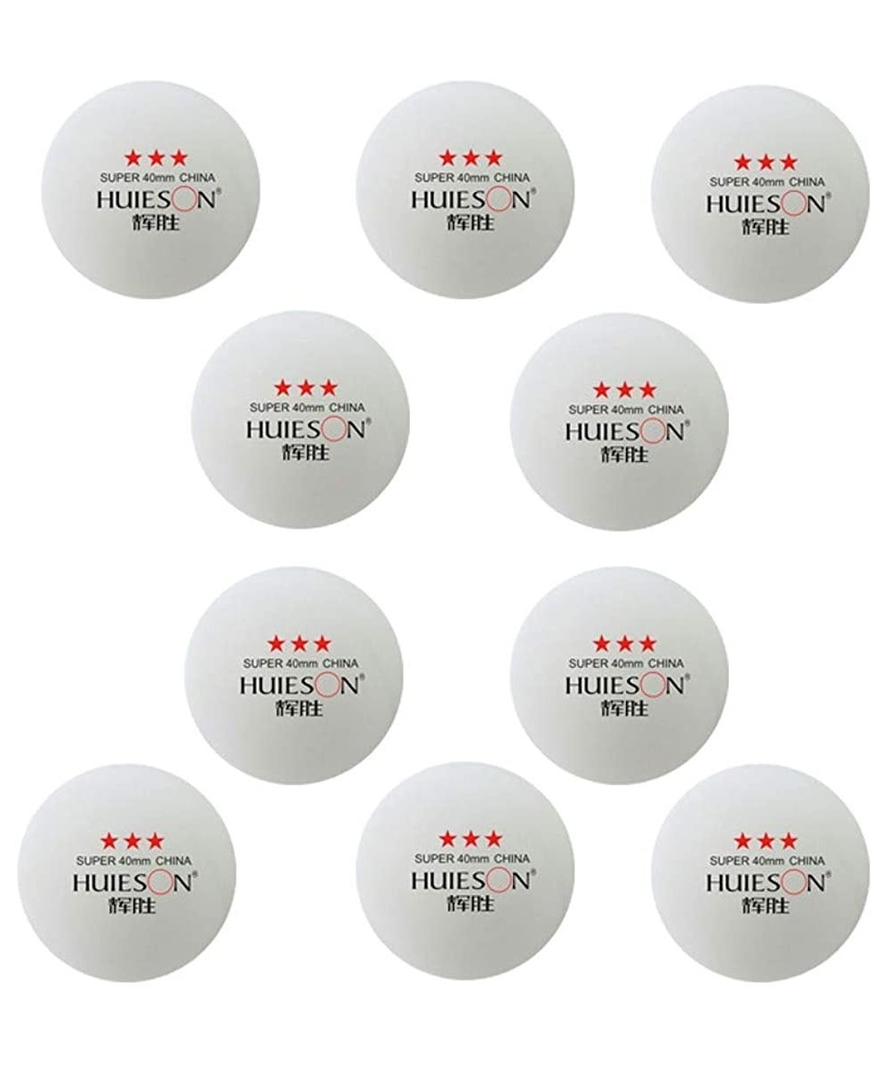 One-Pieces 30-Pack 3-Star 40mm Table Tennis Balls-Advanced Training Ping Pong Ball (Orange- White) - White - CL1984CIKWX