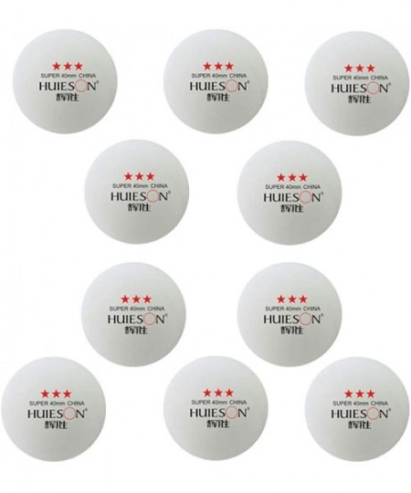 One-Pieces 30-Pack 3-Star 40mm Table Tennis Balls-Advanced Training Ping Pong Ball (Orange- White) - White - CL1984CIKWX