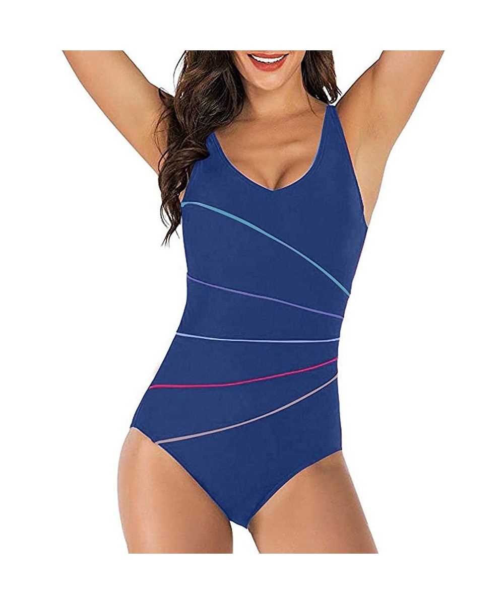 One-Pieces Women's One Piece Swimsuits for Women Athletic Training Adjustable Strap Swimsuits Swimwear Monokini Bathing Suits...