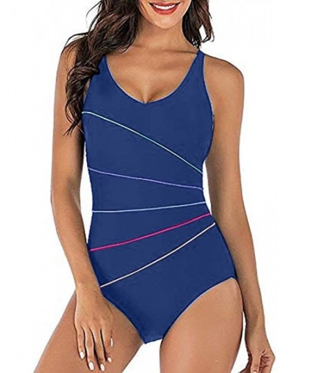 One-Pieces Women's One Piece Swimsuits for Women Athletic Training Adjustable Strap Swimsuits Swimwear Monokini Bathing Suits...