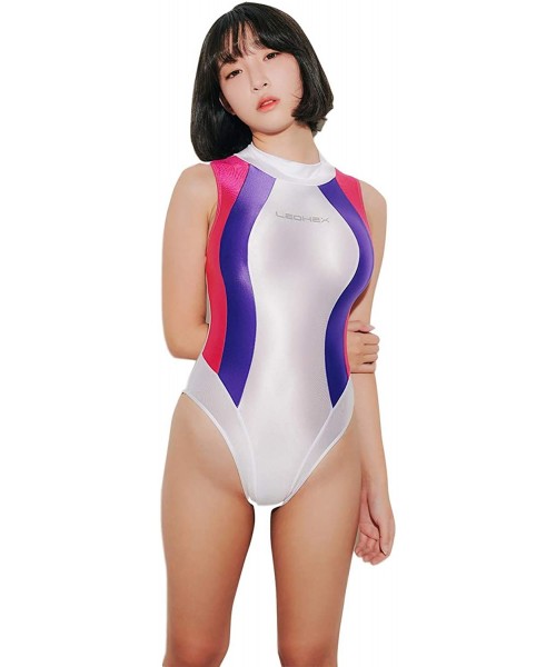 One-Pieces Sexy Leotards Women Swimwear Japanese Sexy High Cut Monokini One Piece Female Bather Bathing Summer Suit Swim Whit...