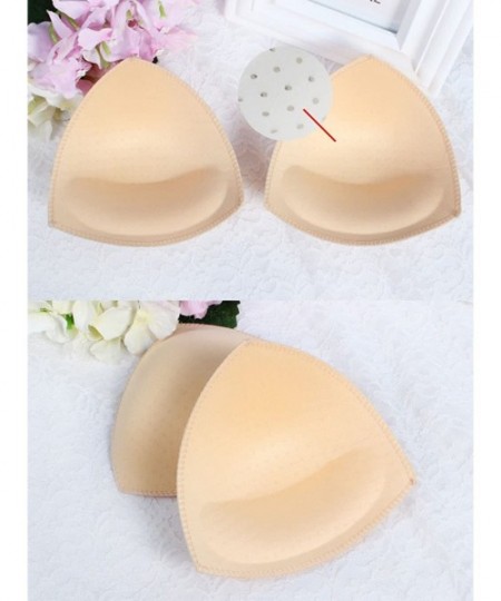 Sets 3 Pairs Removable Bra Pads Inserts Removal Smart Cups for Bikini Swimsuit Sport - CL18DQ3LSOC