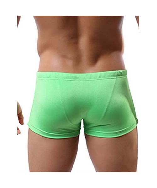 Briefs Mens Swim Brief Trunks Square Leg Boxer Swimwear Shorts Quick Dry Swim Briefs Nylon Swimming Trunks Surf Board for Men...