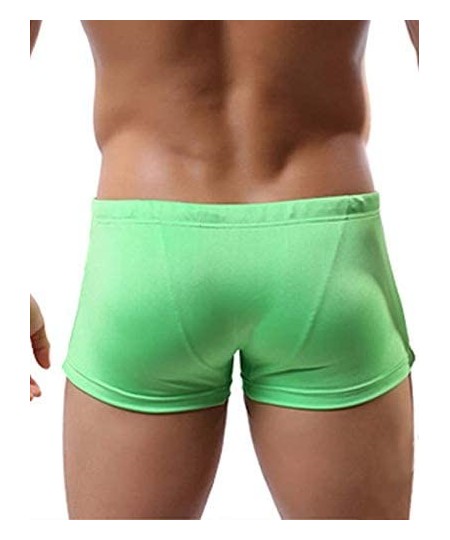 Briefs Mens Swim Brief Trunks Square Leg Boxer Swimwear Shorts Quick Dry Swim Briefs Nylon Swimming Trunks Surf Board for Men...