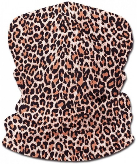 Sets Women's Bikini Swimsuits with Face Bandana Off Shoulder High Waist Bathing Suit High Cut - Apricot Leopard - CV190SZAX3Y