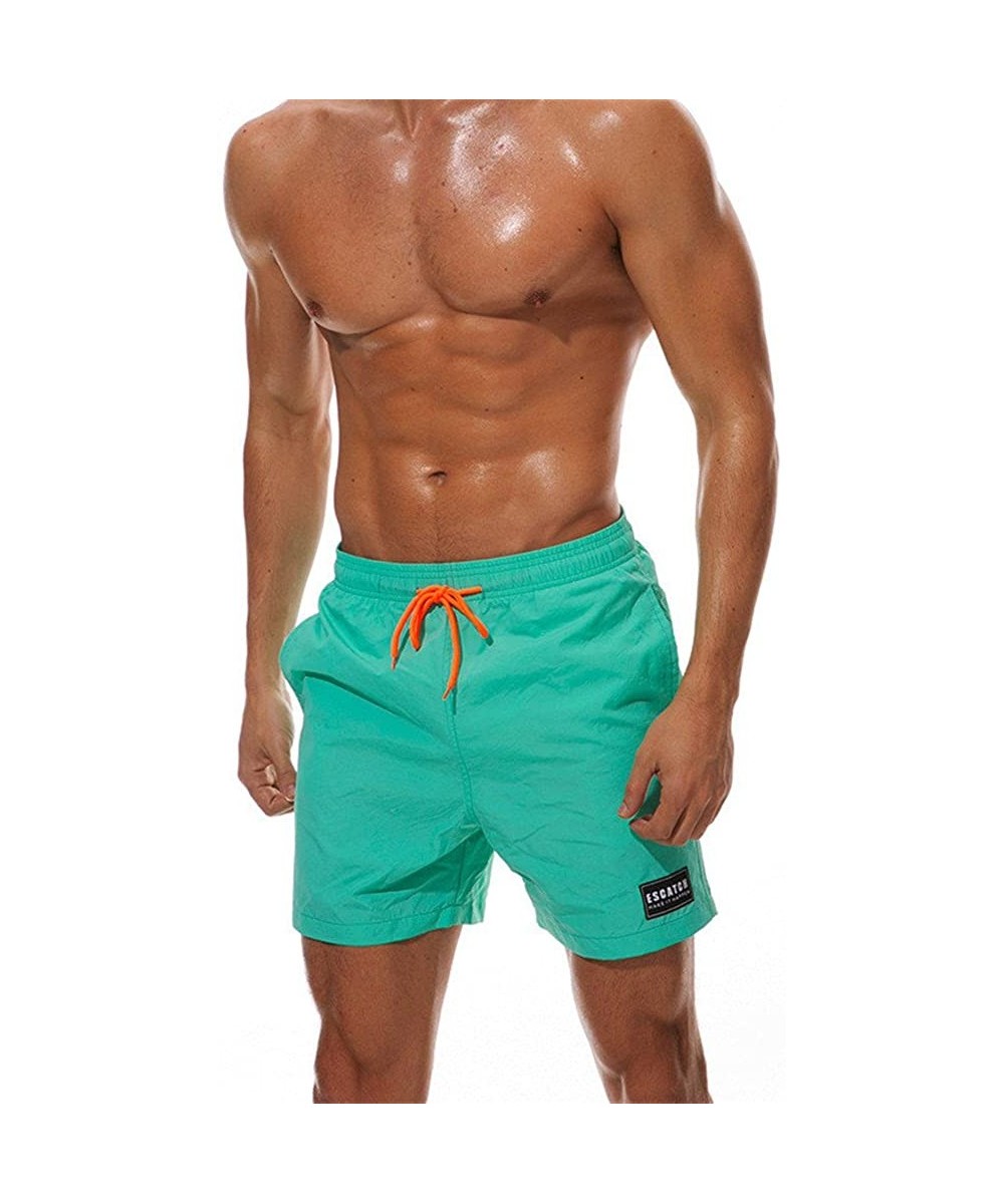 Board Shorts Men's Beach Shorts Swim Trunk Mesh Lining Quick Dry Side Pockets Casual Surf Yoga Water Jogging Training Lightwe...