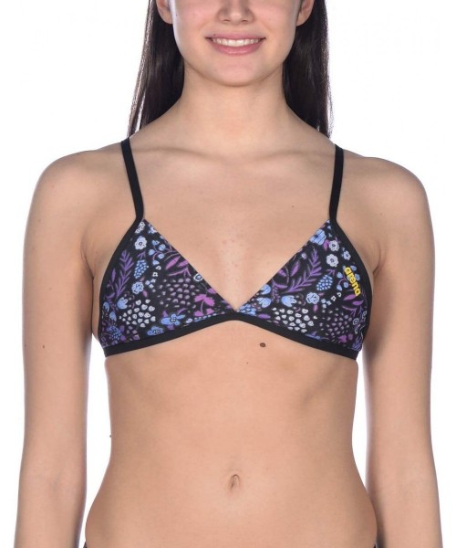 Tops Women's Rule Breaker Feel Triangle MaxLife Bikini Top - Floral - C918ULHHEDE